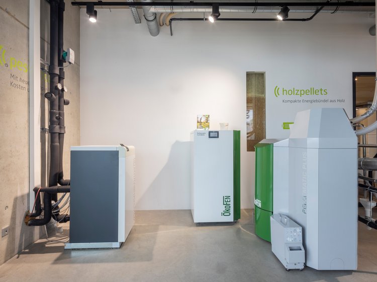 Pelletheizungen und Heizsysteme in der Ausstellung bei Team Hörmann Friedrichshafen