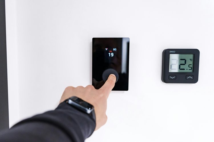 Wärmemengenzähler Wärmemengenzähler zur Erfassung des Heizenergieverbrauchs in einer Immobilie.